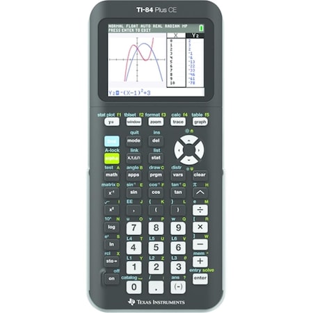 Texas Instruments Texas Instruments 68221 84 Plus CE Graphing Calculator - Black 68221